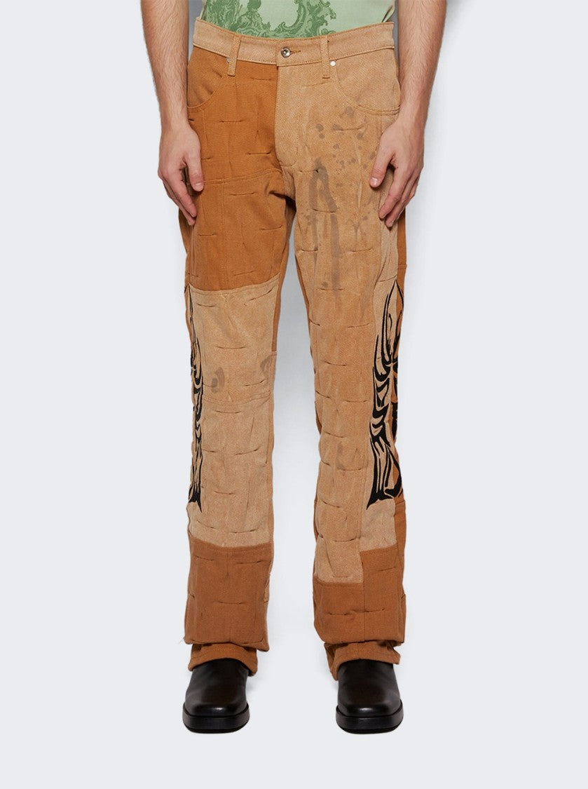 Who Decides War Gathered Work Trouser Tan