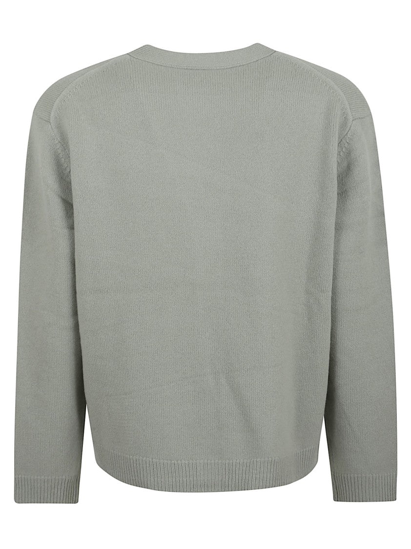 Maison Kitsuné V-Neck Cardigan With Wooden Buttons