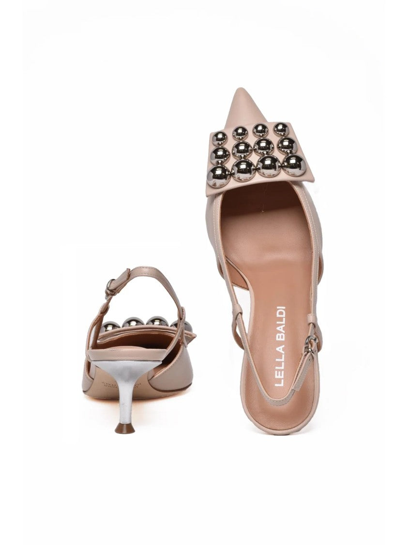 Lella Baldi Multicolor Leather Chanel Pump