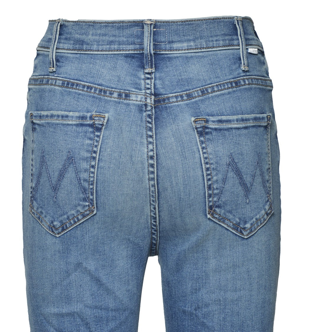 Mother Mid-Rise Straight-Leg Jeans