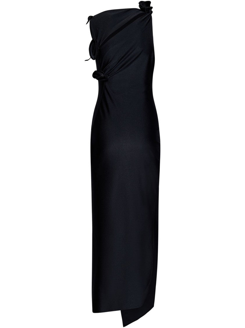 Coperni Black Dress With Asymmetric Design