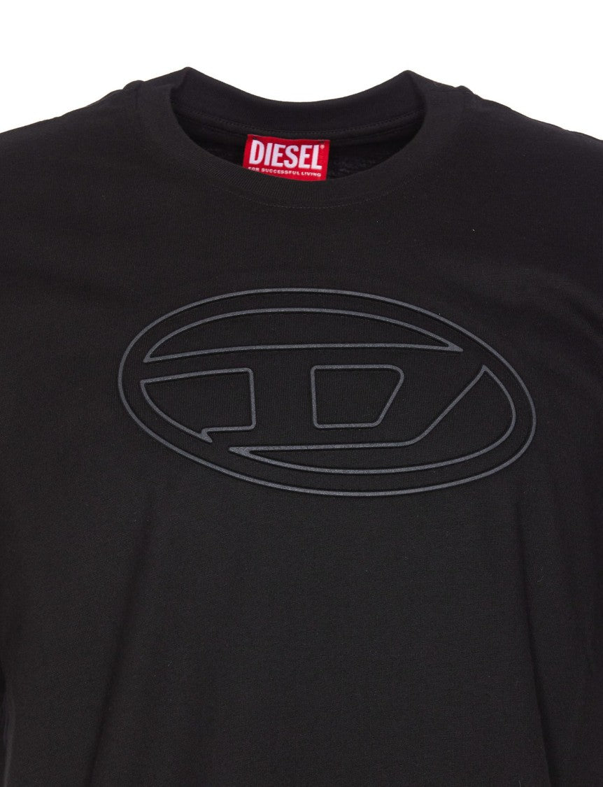 Diesel Black Crew Neck T-Shirt