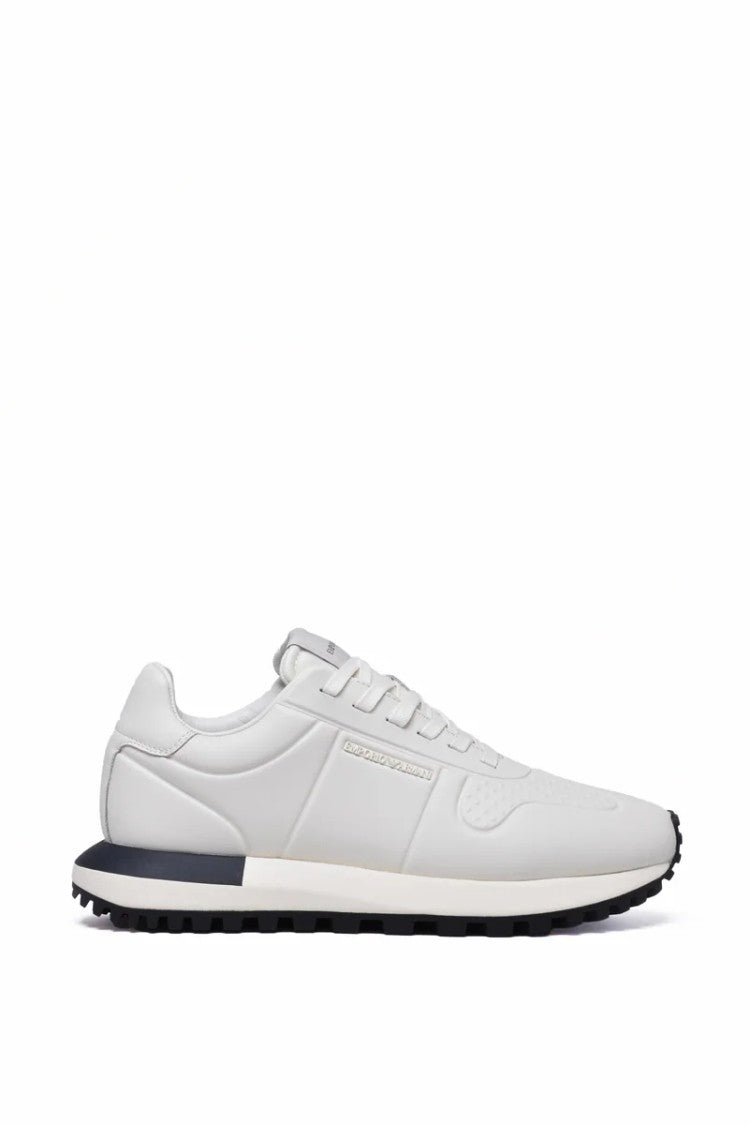 Emporio Armani Polyurethane Sneakers - White