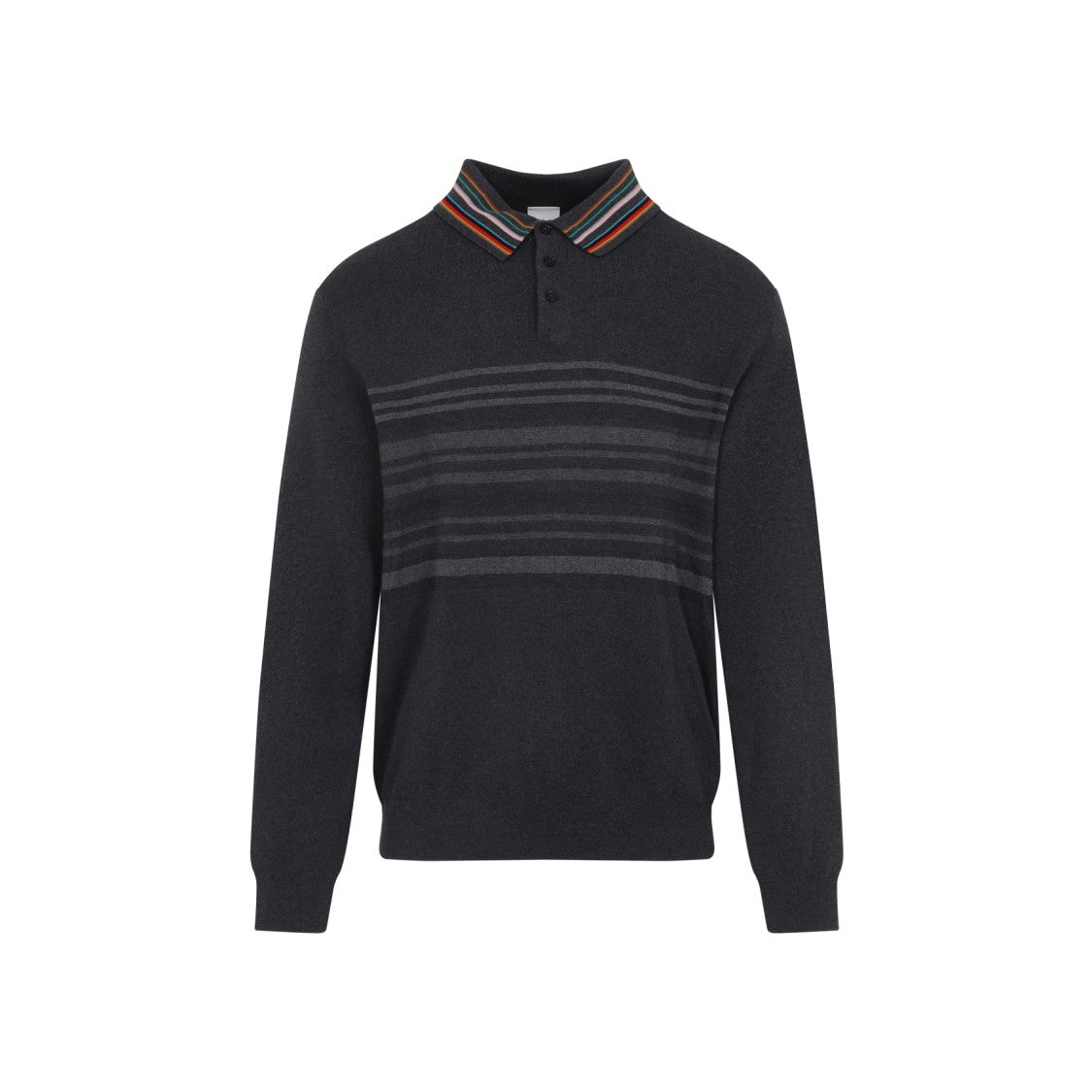 Paul Smith Ls Black Cotton Polo