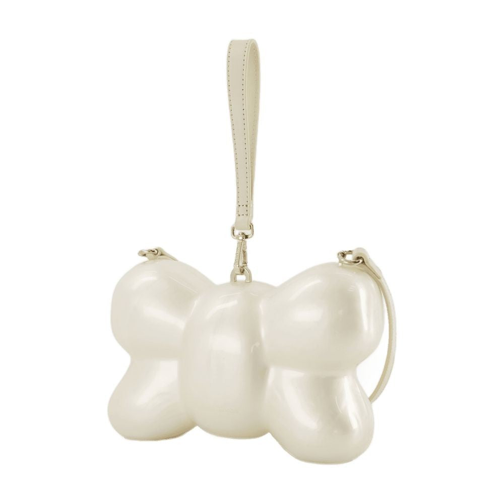 Simone Rocha Bow Bag Crossbody - Leather - Beige