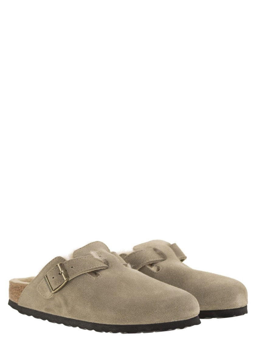 Birkenstock Boston - Sabot With Fur Lining