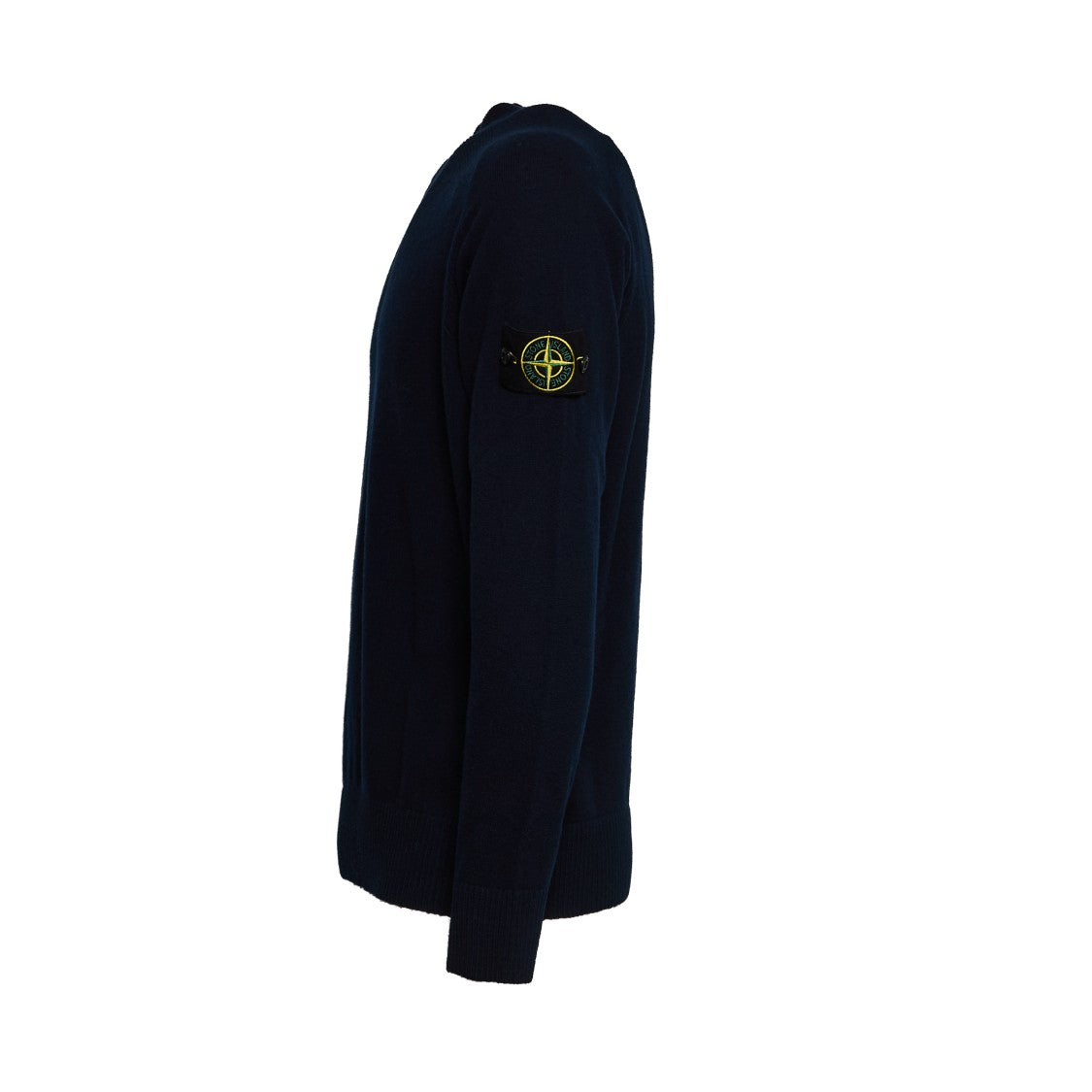 Stone Island Navy Blue Geelong Wool Sweater