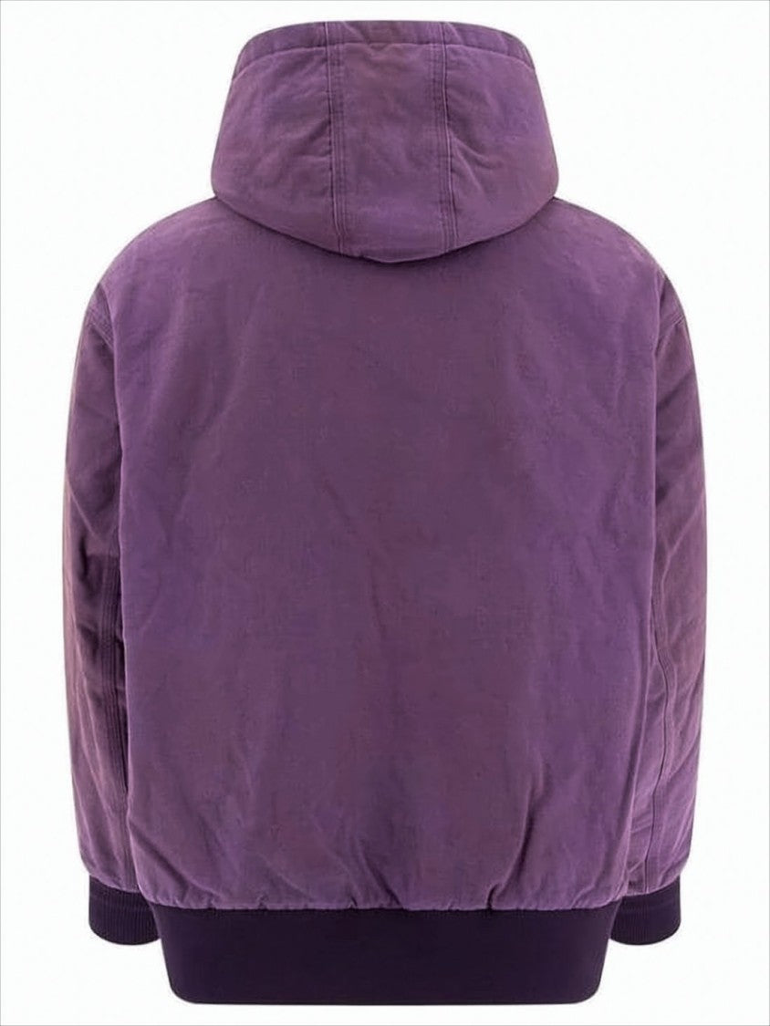 Needles Relaxed Fit Hooded Jacket With Vintage Wash Finish