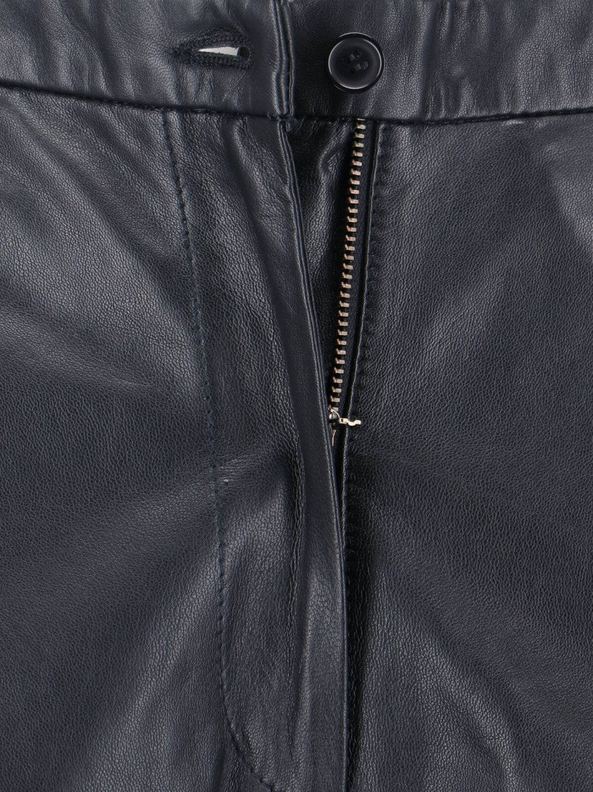 Novelle Tailored Black Trousers With Structured Waistband