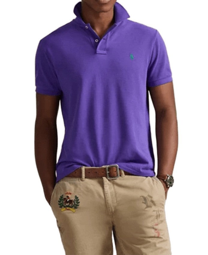 Polo Ralph Lauren Chalet Purple Slim-Fit Polo Shirt