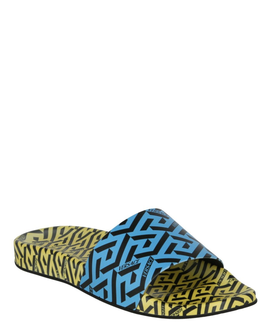 Versace Greca Print Slides