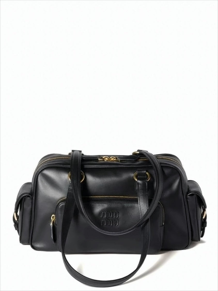 Miu Miu Smooth Calf Leather Shoulder Bag