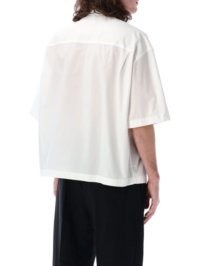 Studio Nicholson Relaxed Boxy White Sanko Shirt