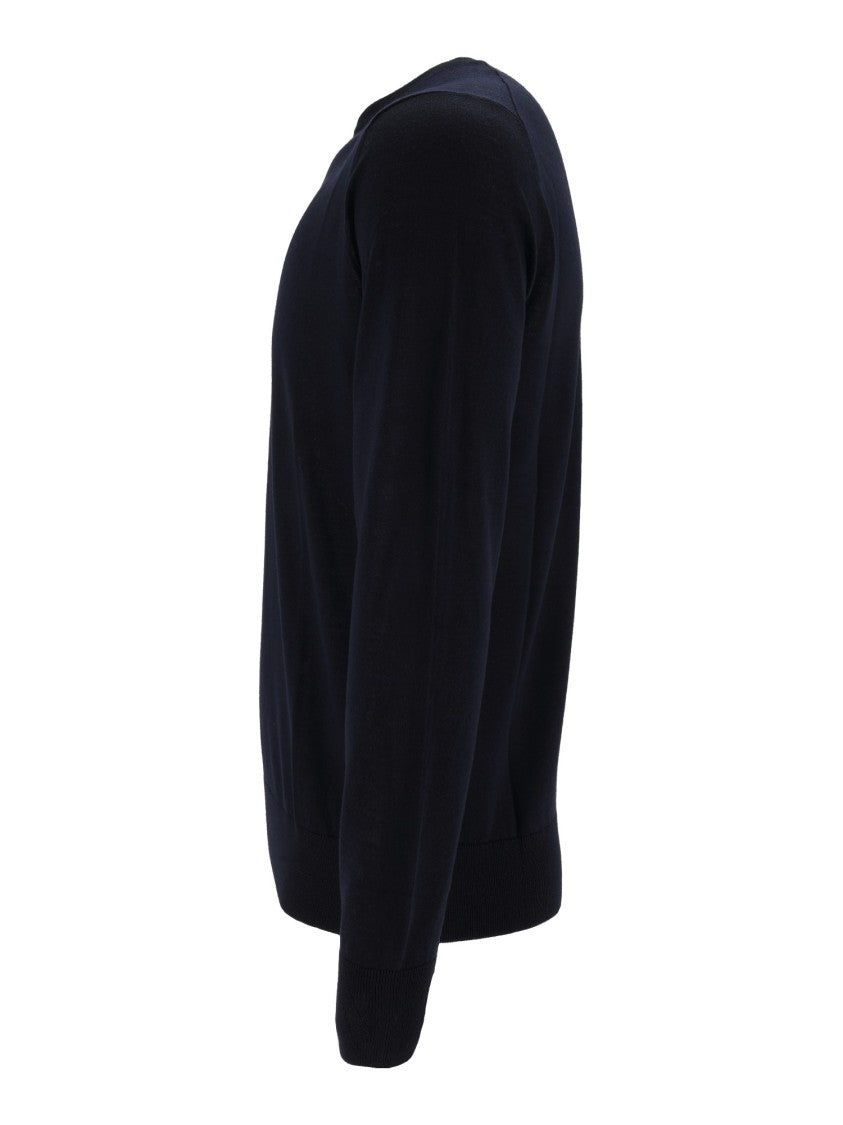 Ballantyne Smooth Wool Round-Neck Sweater