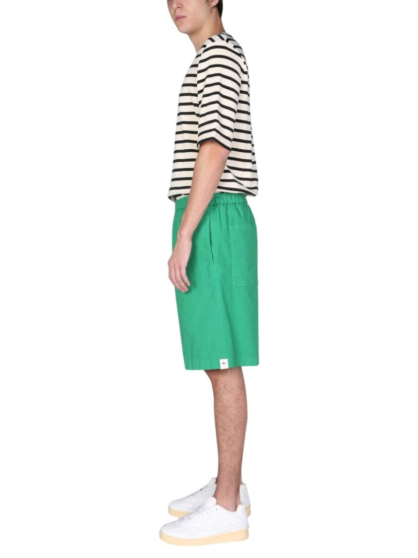 Jil Sander Bermuda Shorts With Adjustable Waistband