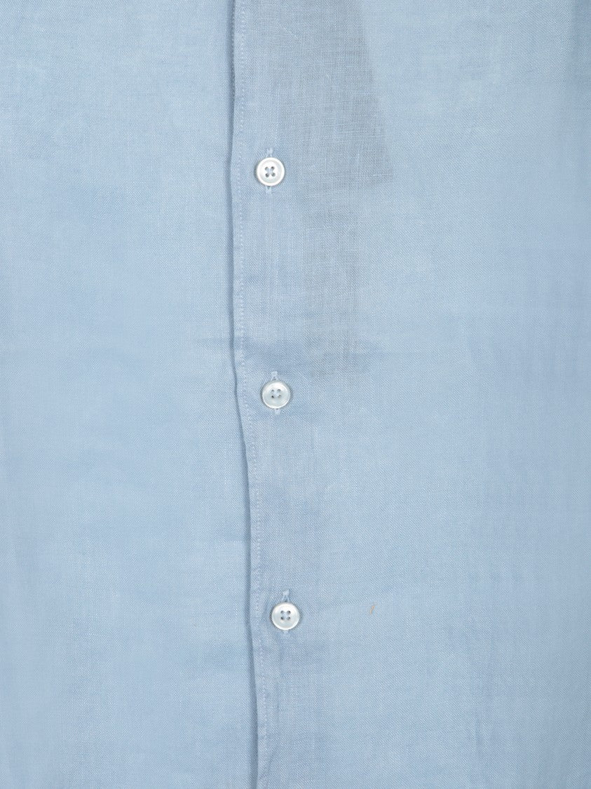 Dell'oglio Long Sleeve Linen Shirt