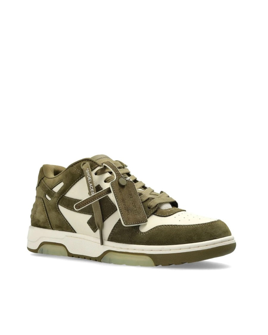 Off-White Out Of Office Calfskin Suede Sneakers