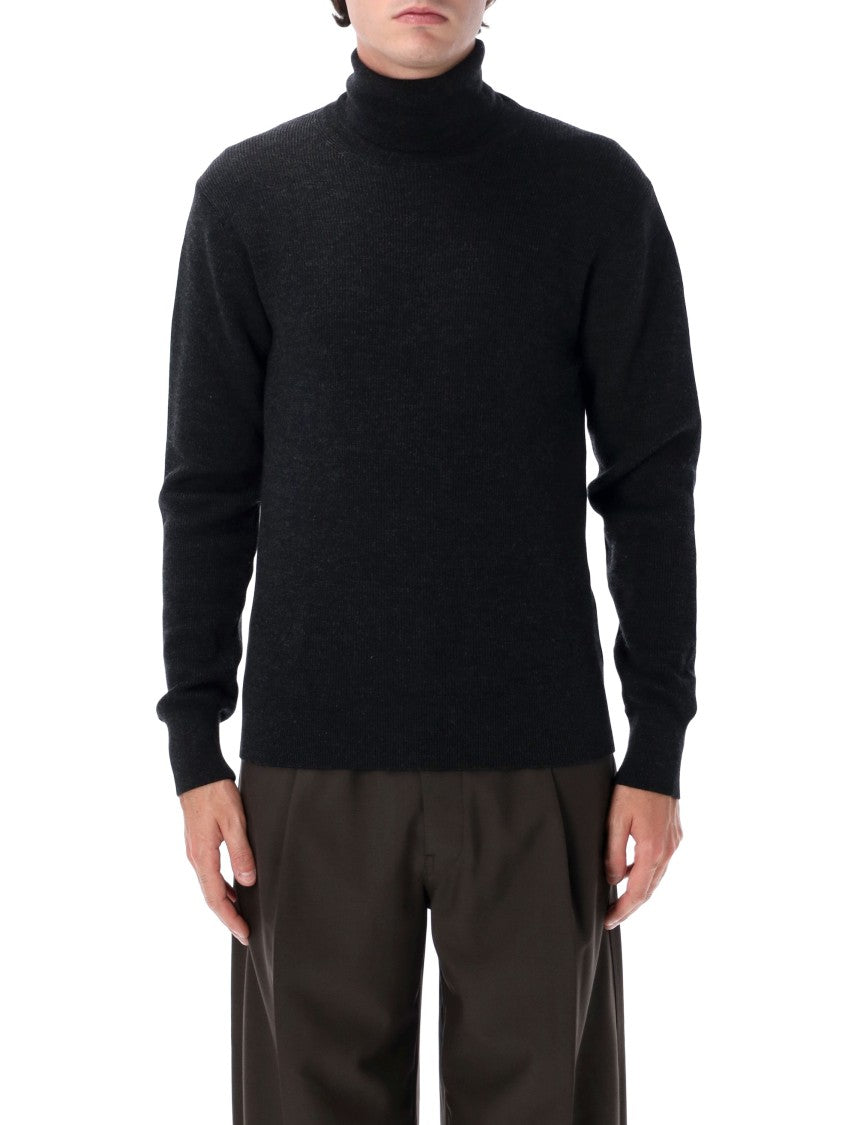 Lemaire High-Neck Fine-Knit Merino Wool Sweater