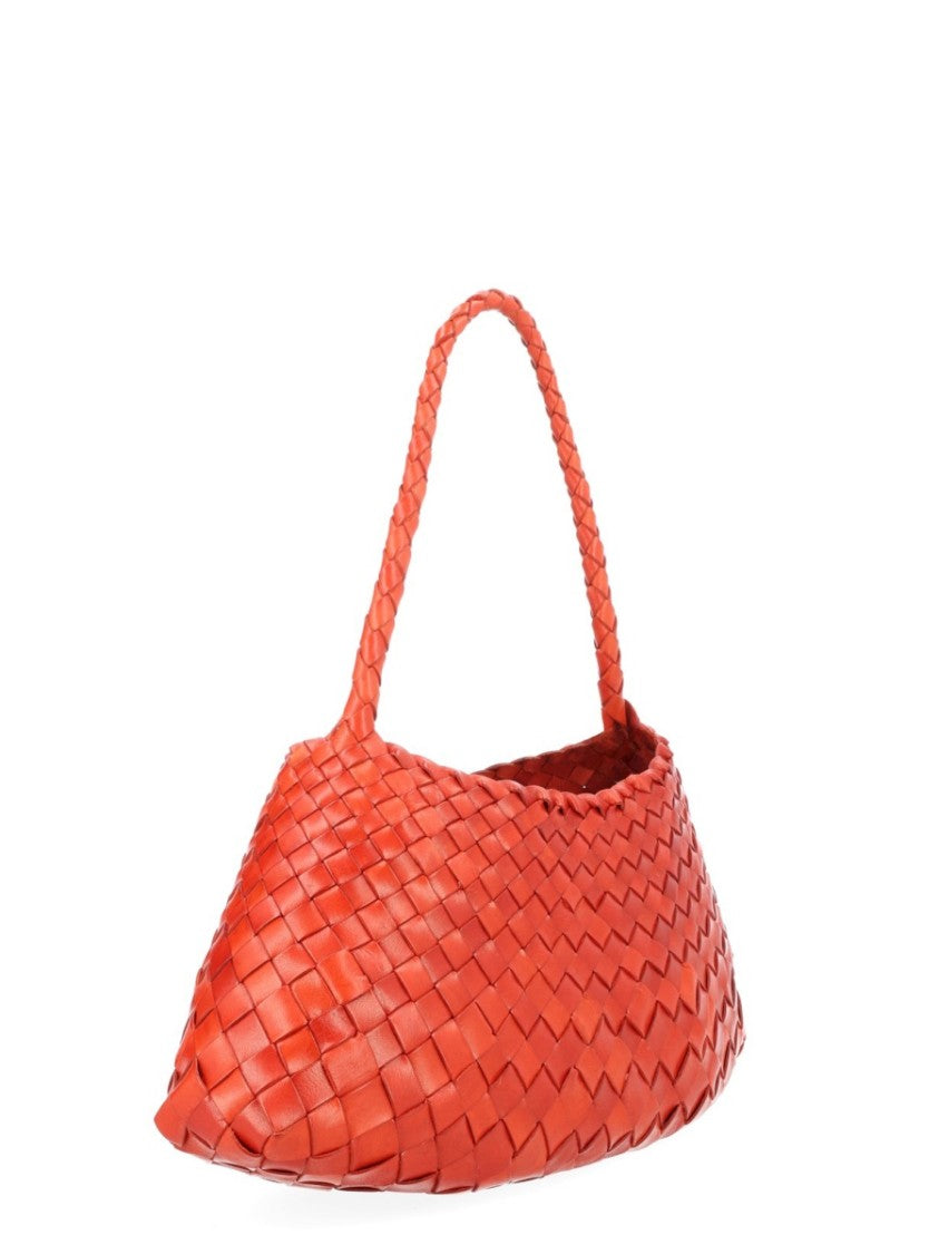 Dragon Diffusion Rosanna Textured Woven Leather Bag