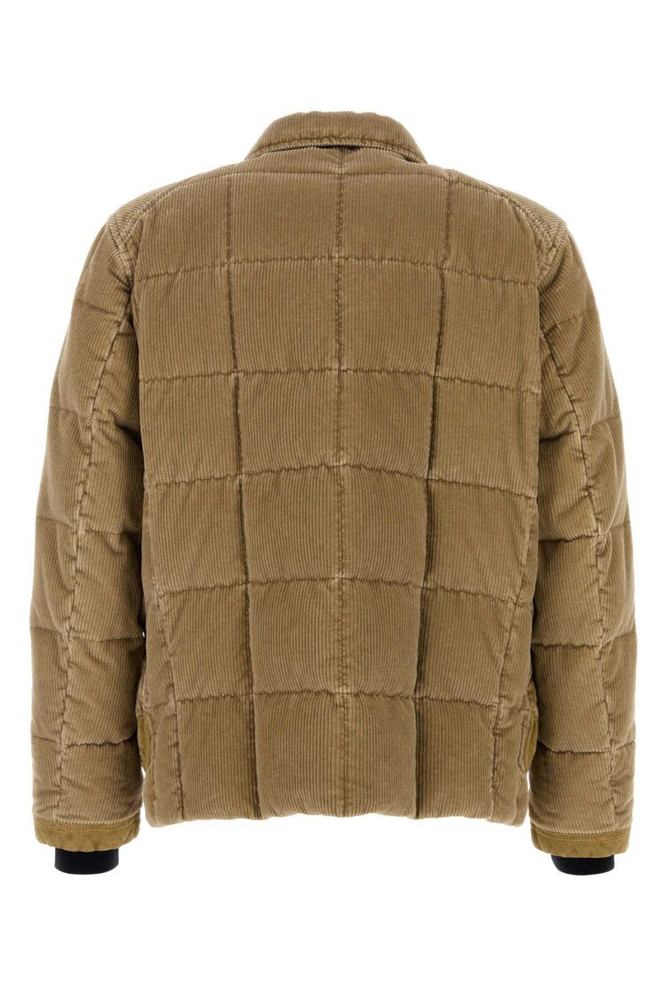 Fay Cappuccino Corduroy Down Jacket