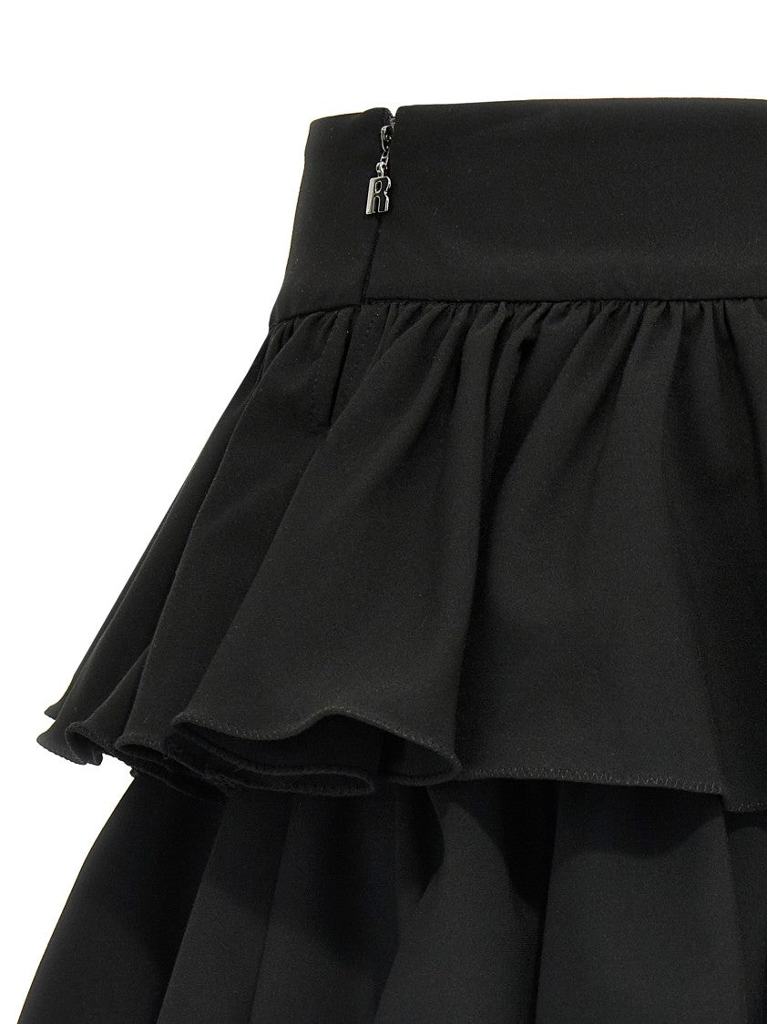 Rotate Birger Christensen 'Wide Ruffle Mini' Skirt