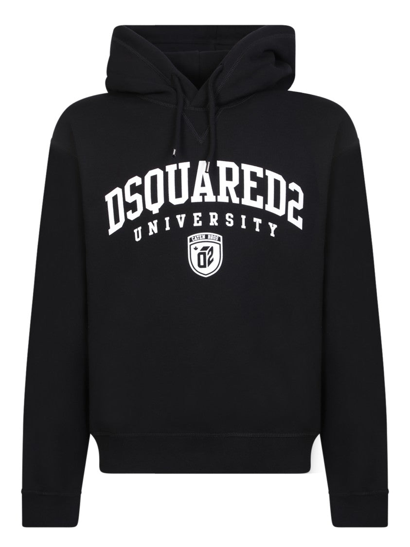 Dsquared2 Black Hooded Sweatshirts