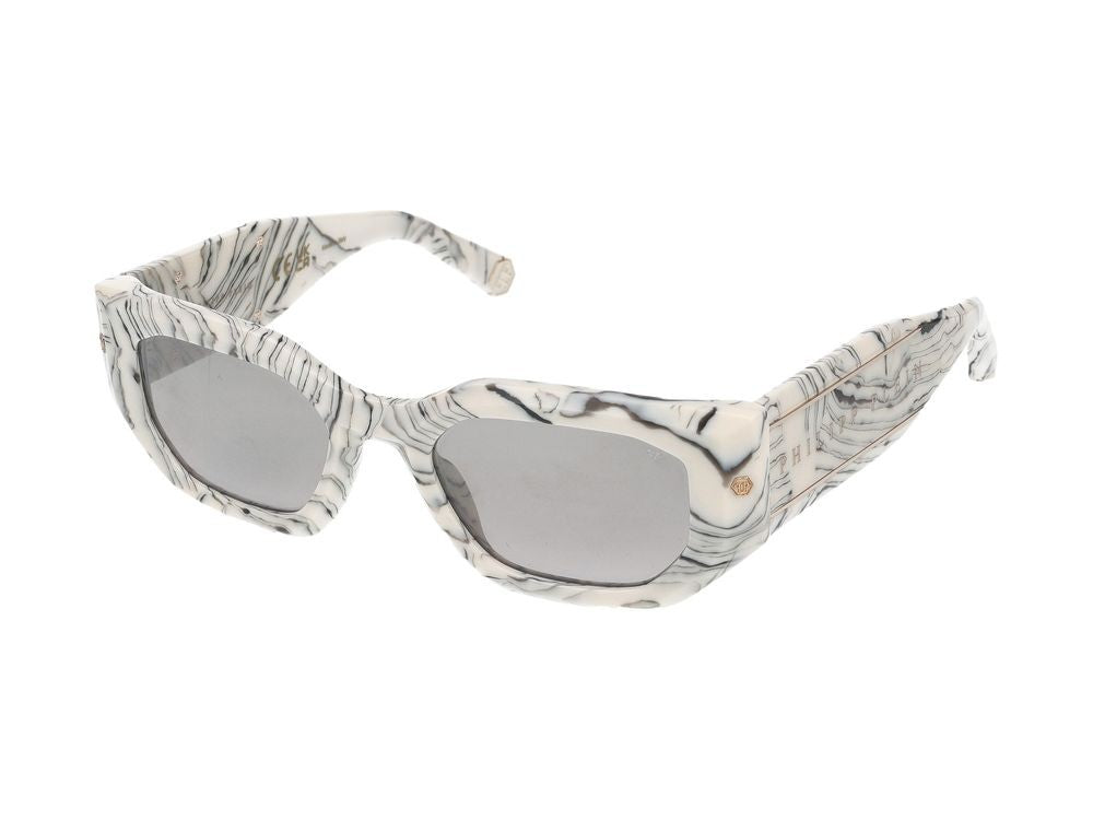 Philipp Plein Sunglasses Spp066m 09Yl Ivory Marbled 51/21/135