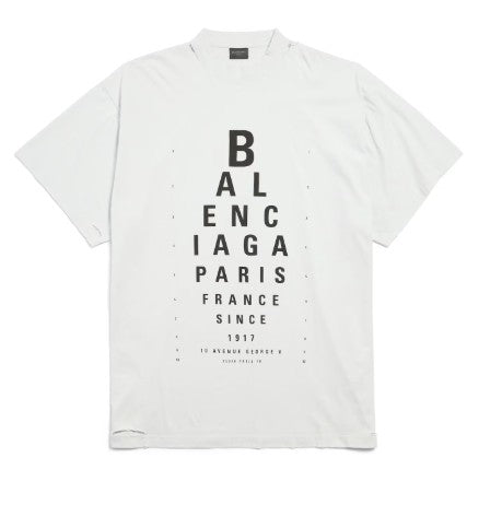 Balenciaga Oversized T-Shirt With Bold Graphic Print And Crew Neckline