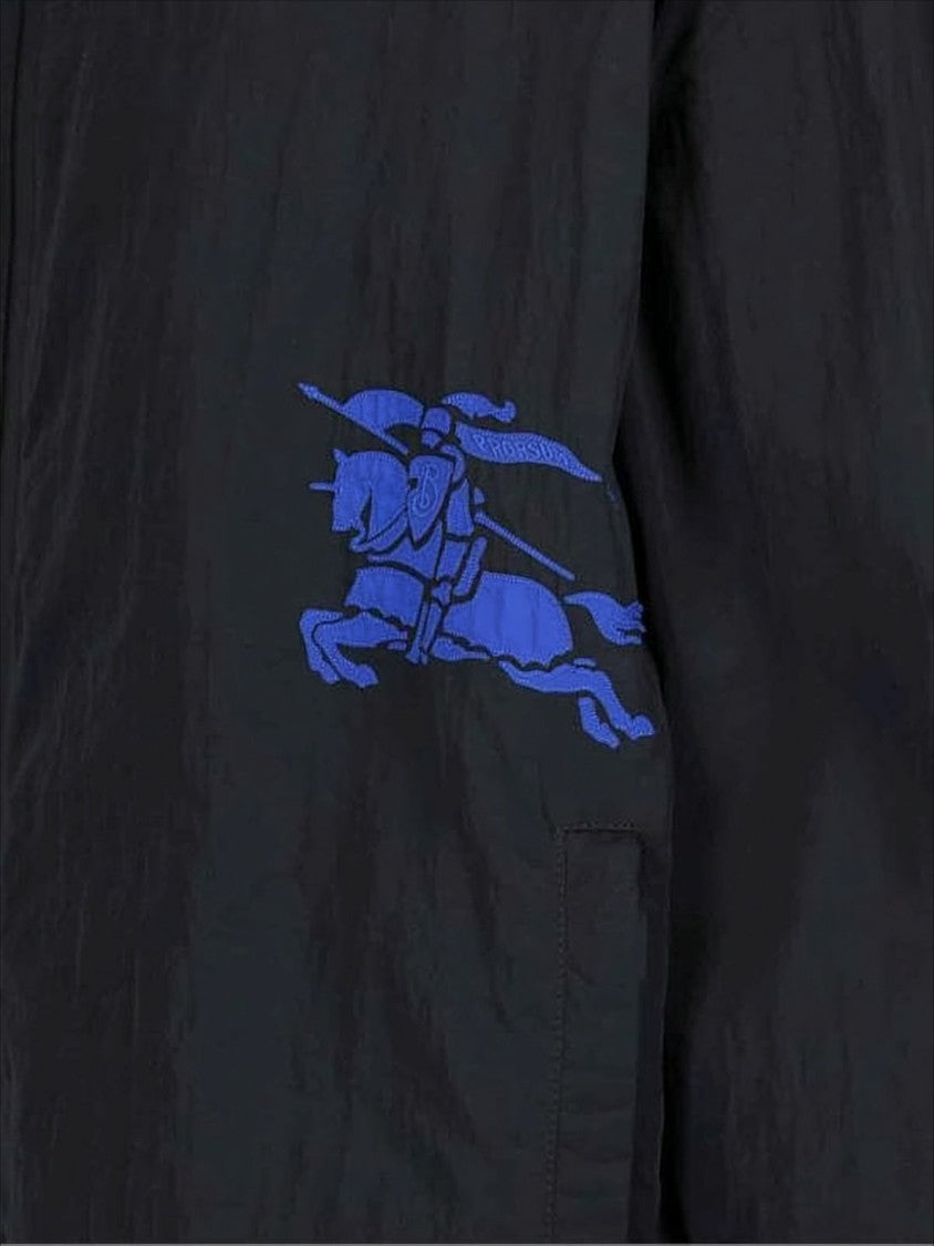 Burberry Lightweight Nylon Jacket With Attached Hood