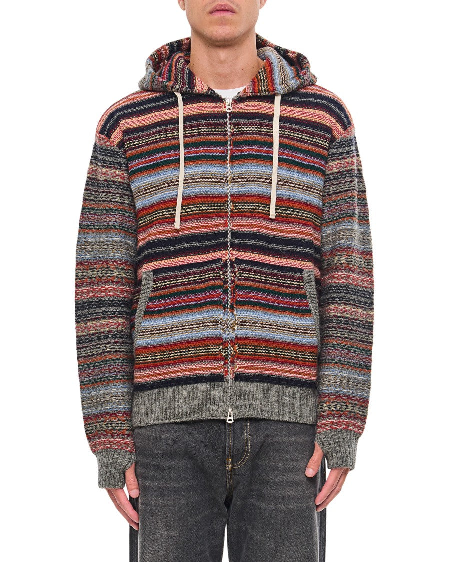 Junya Watanabe Zipped Hooded Knit