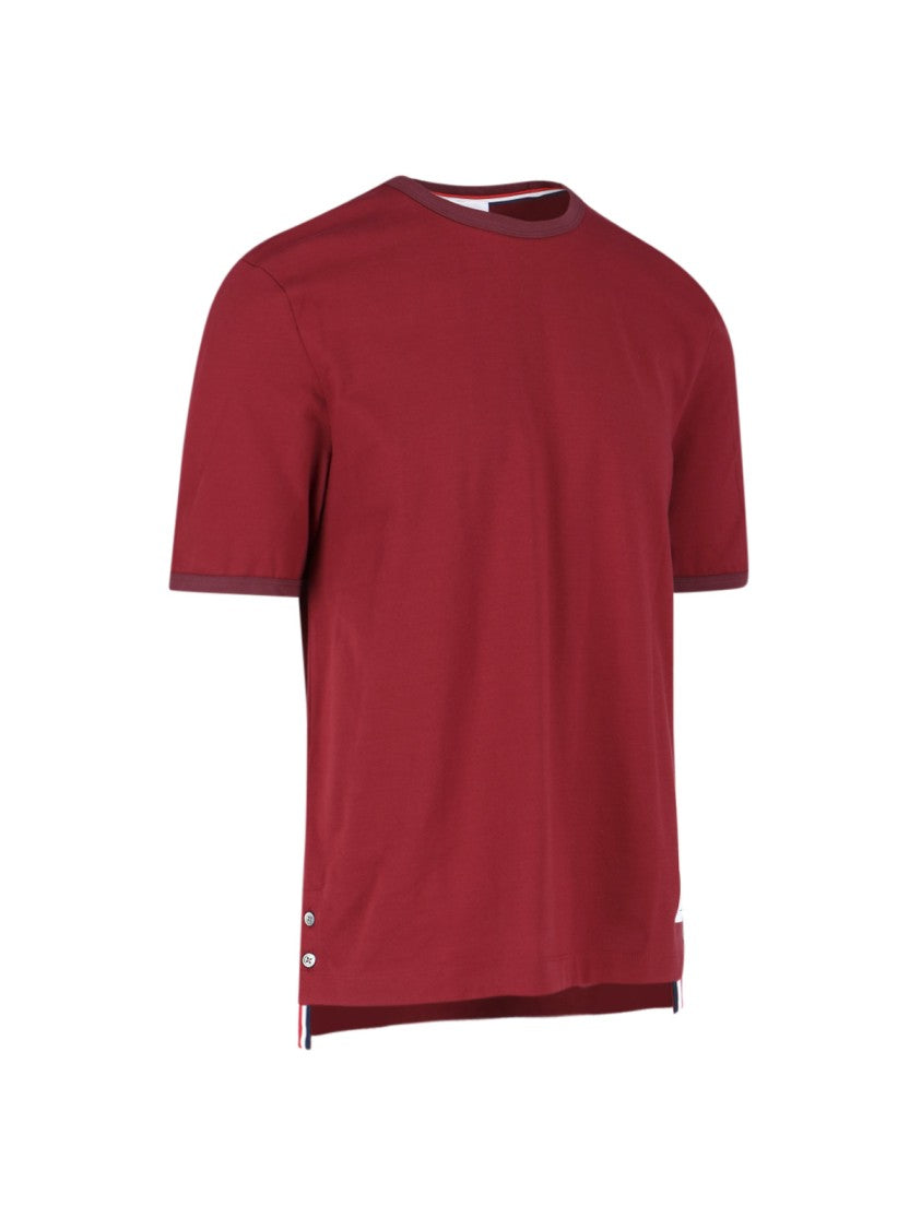 Thom Browne Ringer T-Shirt – Red