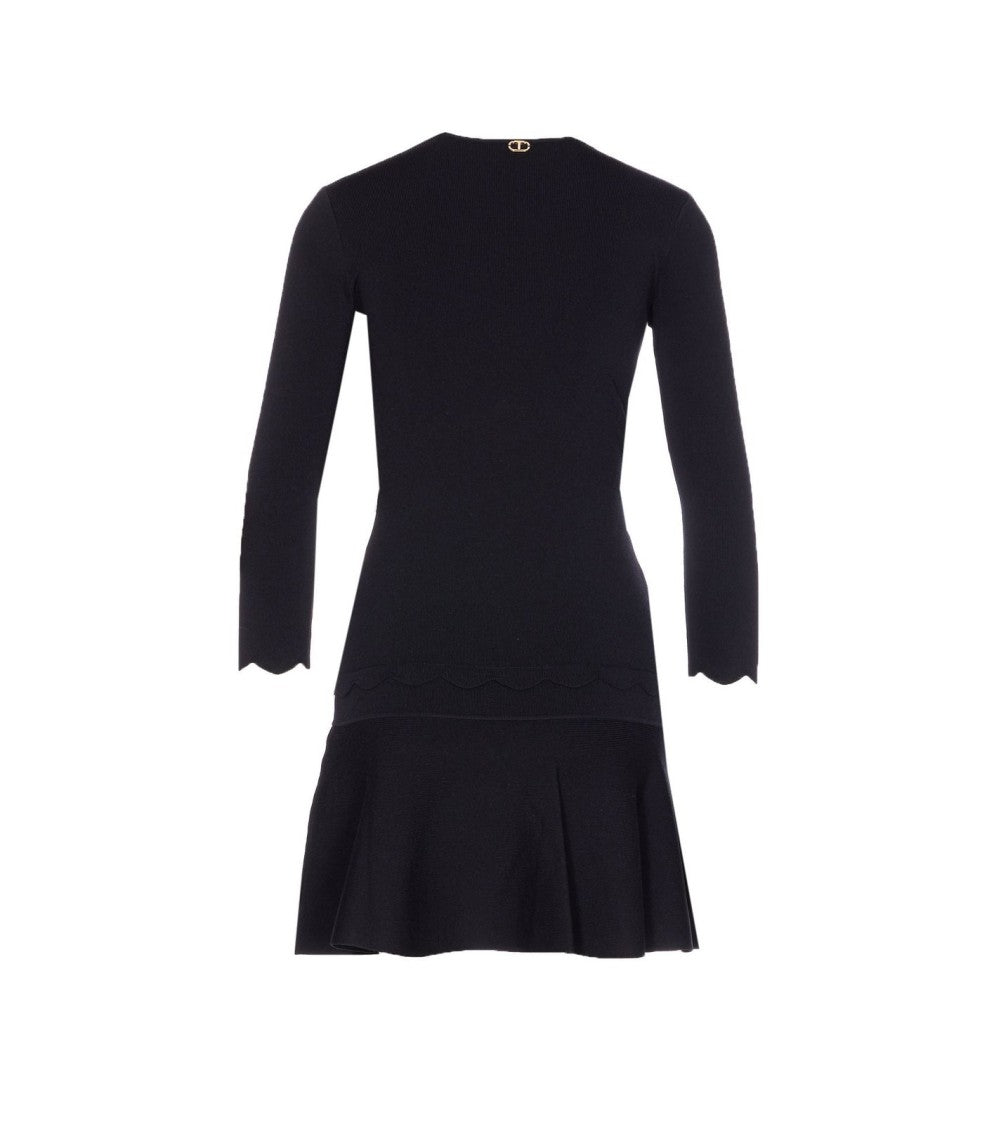 Twin-Set Tailored Neutrals Dress With Sophisticated Silhouette