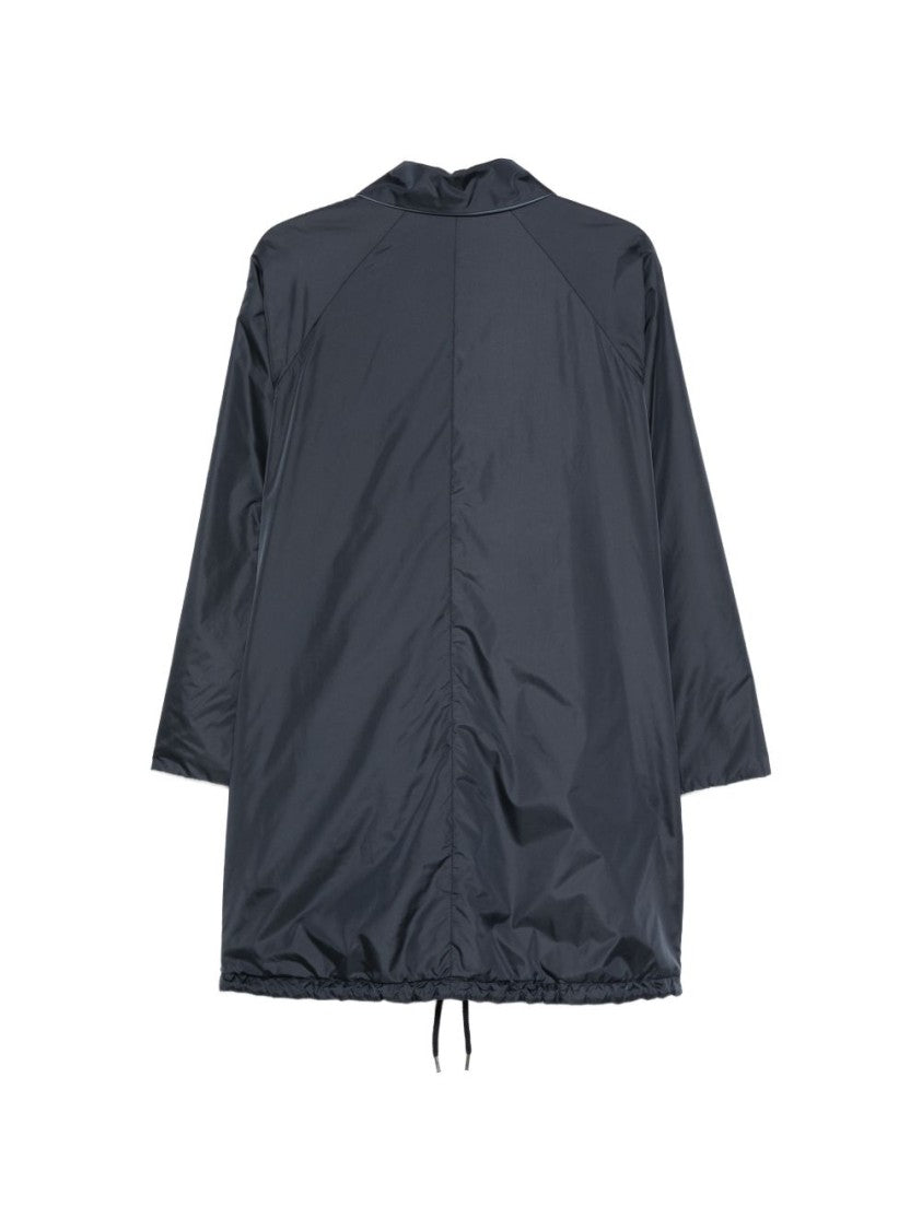 Aspesi Black Long-Sleeved Shirt With Adjustable Hem
