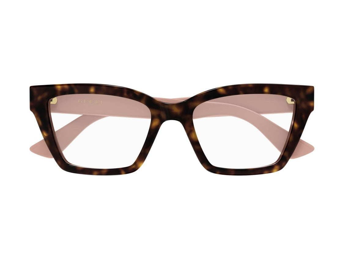 Gucci Gg1715o Tortoiseshell Oversized Square Eyeglasses