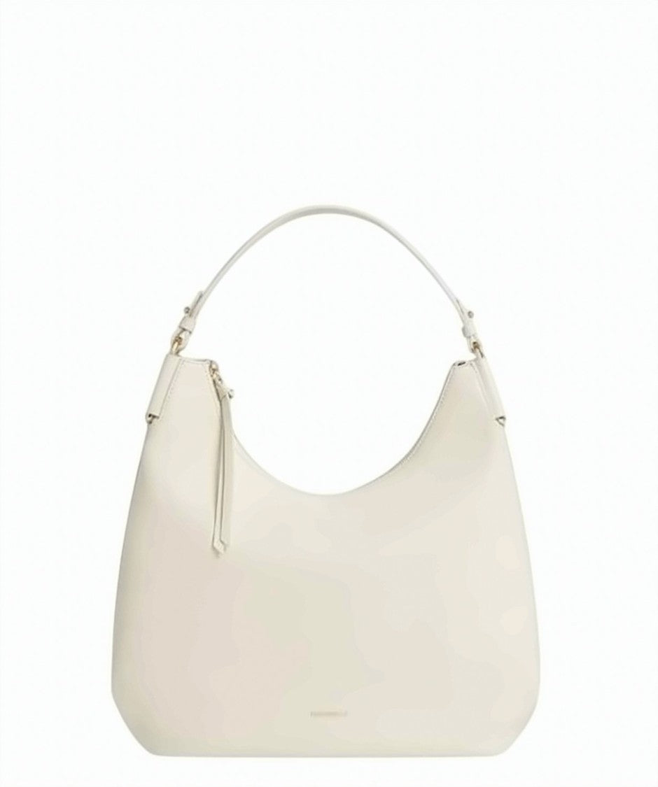Coccinelle Leather Adjustable Strap Zip Shoulder Bag