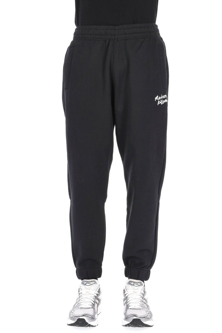 Maison Kitsuné Cotton Sweatpants With Logo