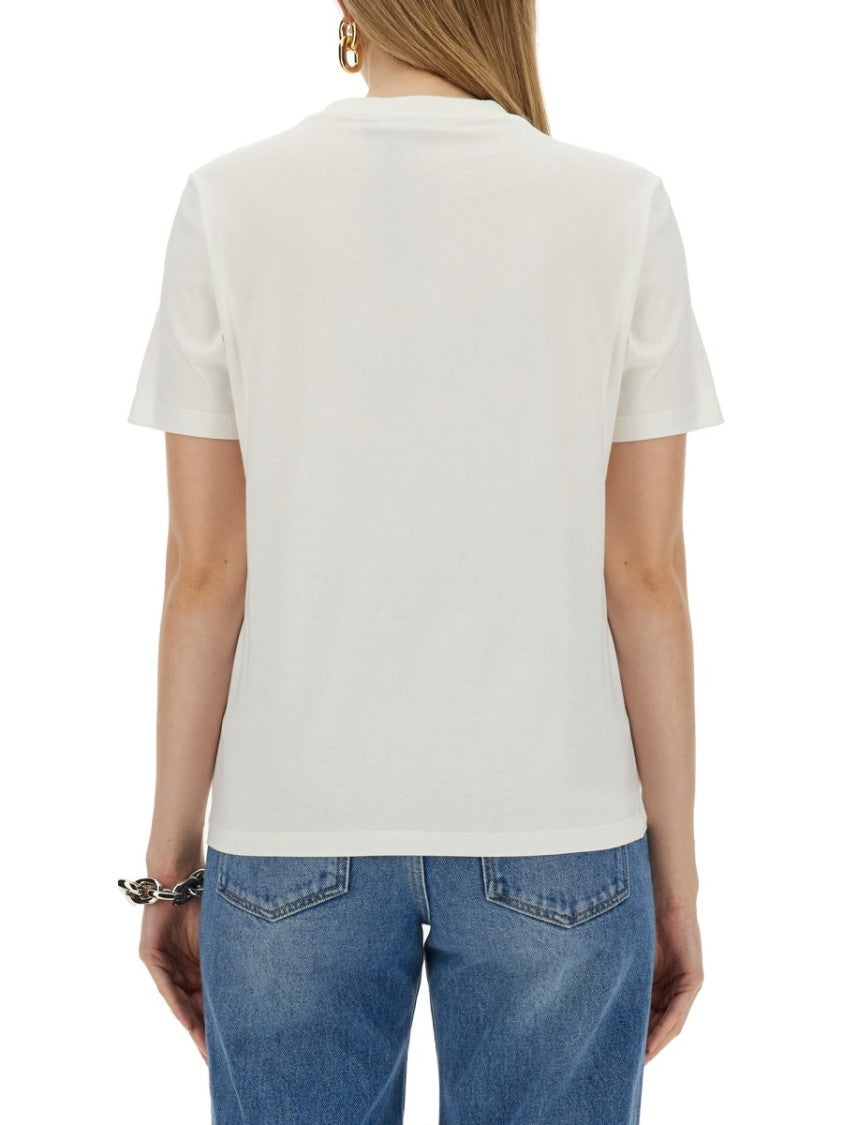 Rabanne Classic Crew-Neck T-Shirt With Subtle Logo Detail