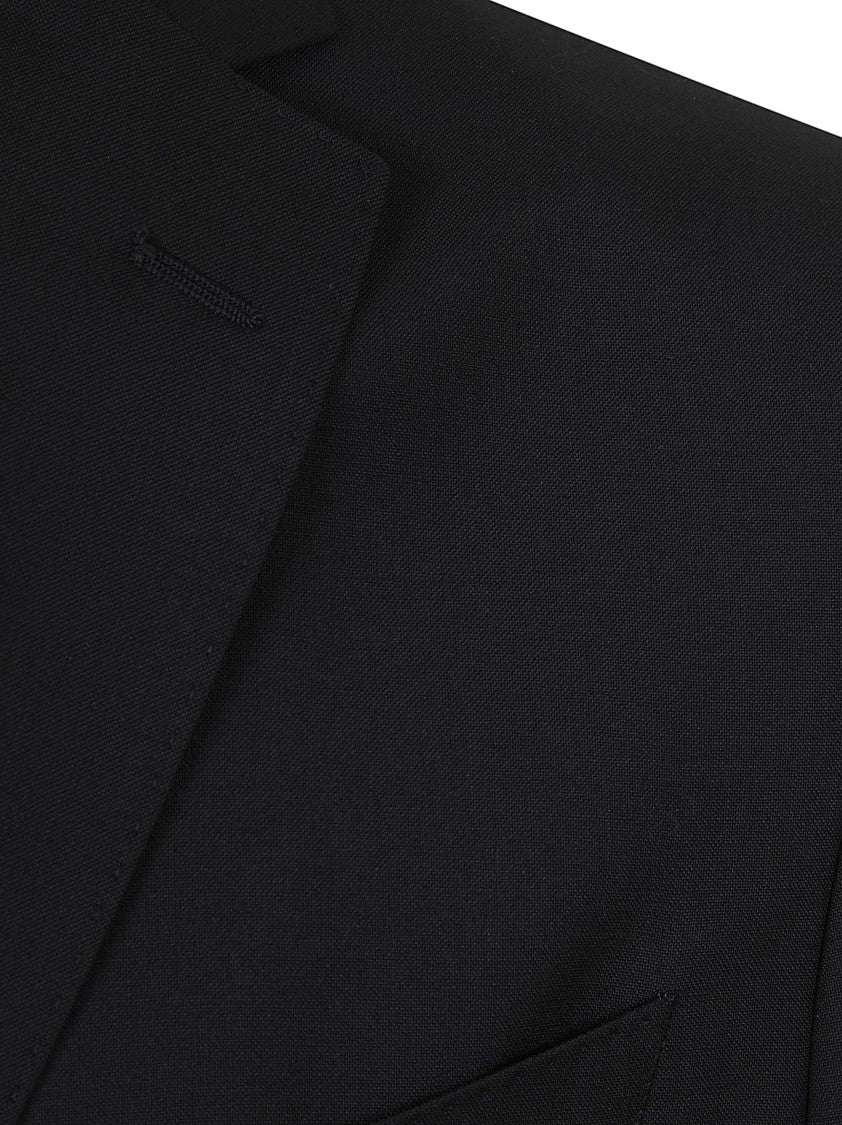 Etro Textured Virgin Wool Suit With Single-Breasted Jacket