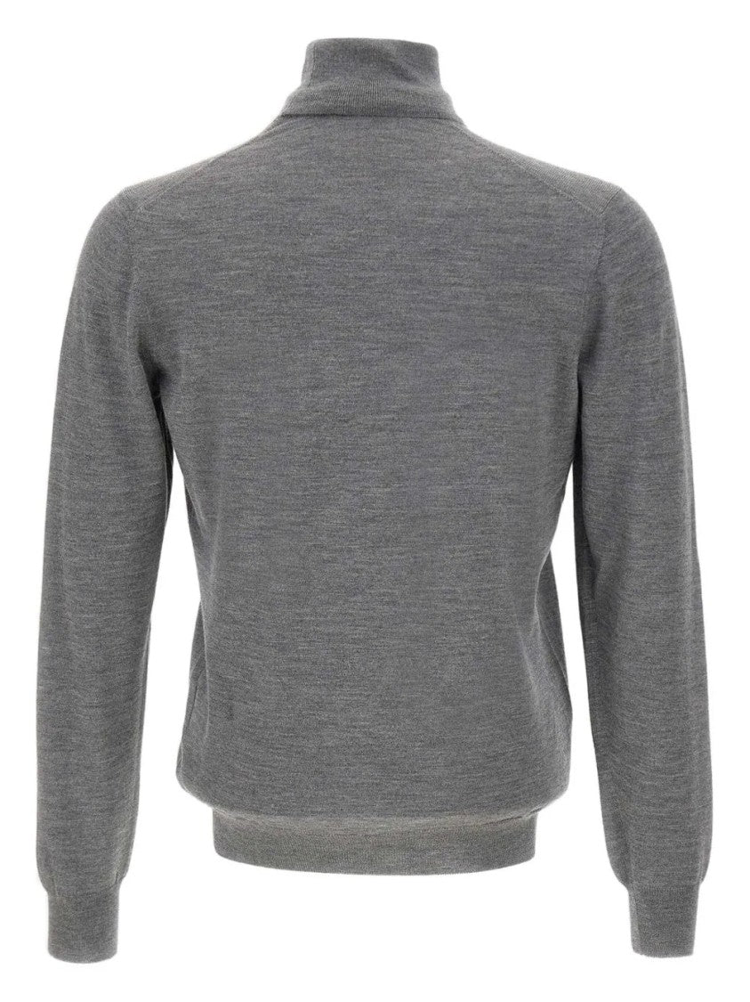 Gran Sasso Turtleneck Ribbed Sweater