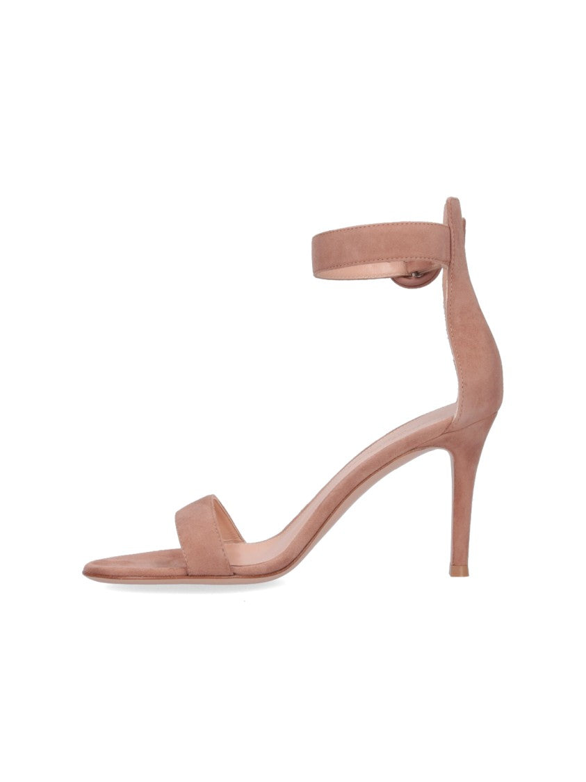 Gianvito Rossi "Portofino 85" Sandals – Pink