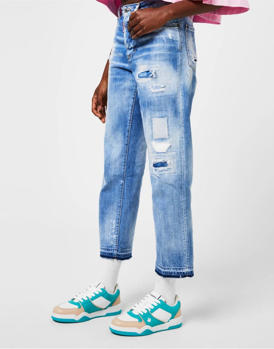 Dsquared2 Spiker Leaf Logo Sneakers