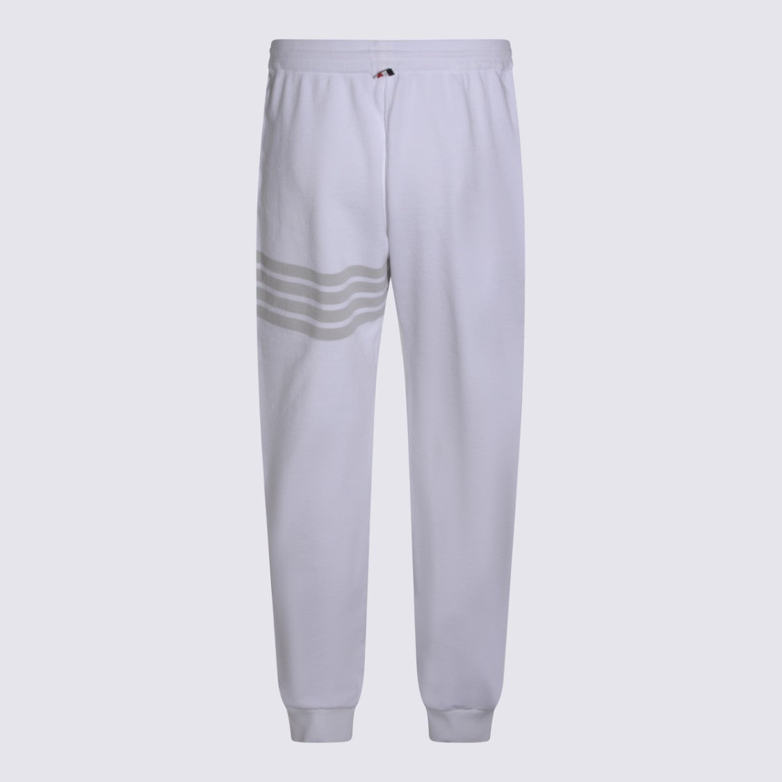 Thom Browne Casual Trousers With Subtle Horizontal Stripes