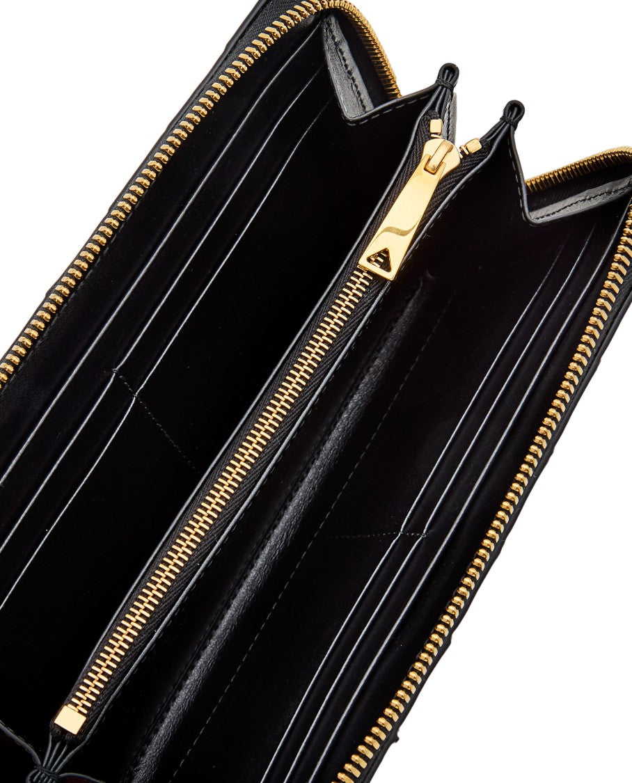 Bottega Veneta Intreccio Zip Around Wallet