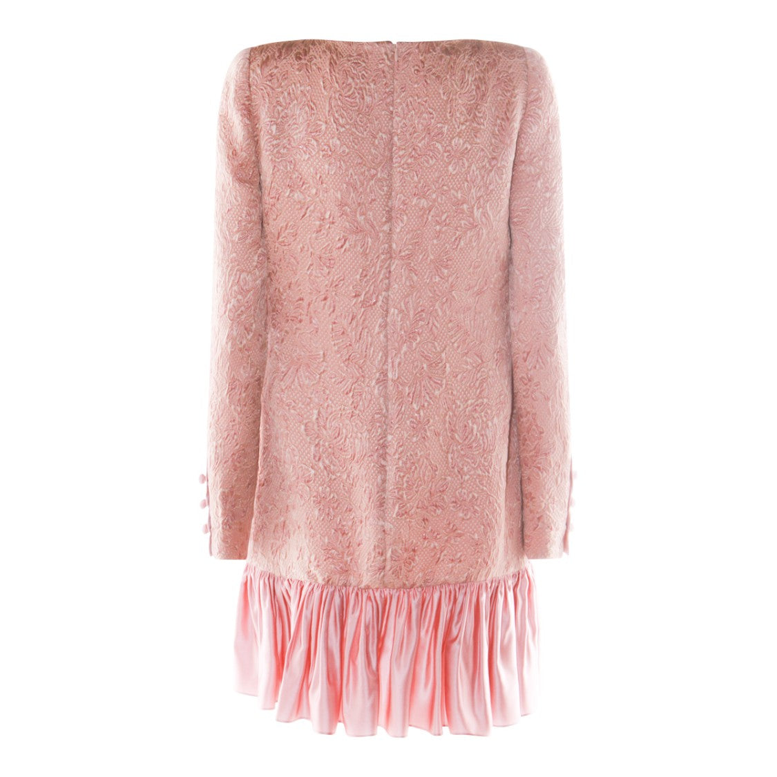 Valentino Pink Wool Min Dress