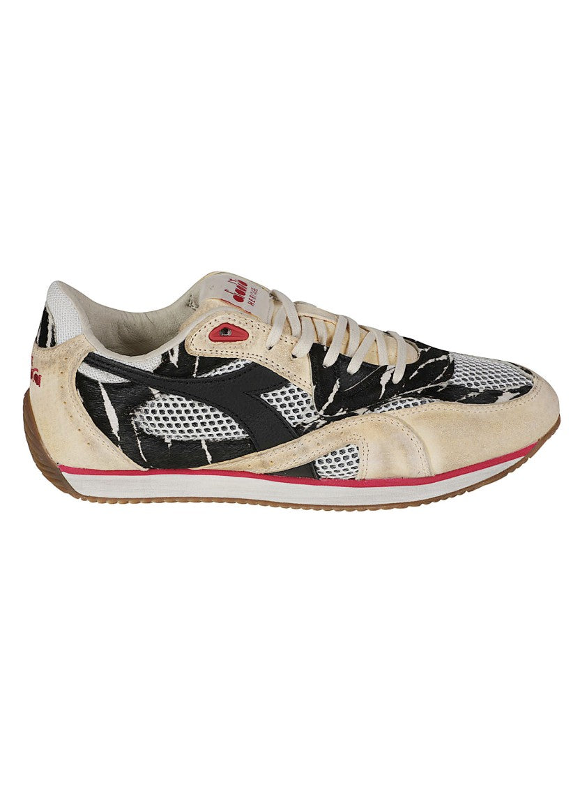 Diadora Equipe Revenge Totem Leather-Blend Low-Top Sneakers
