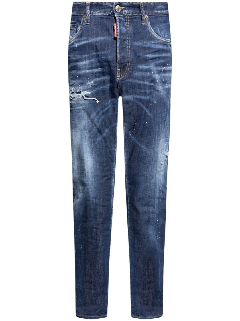 Dsquared2 Straight Blue Jeans