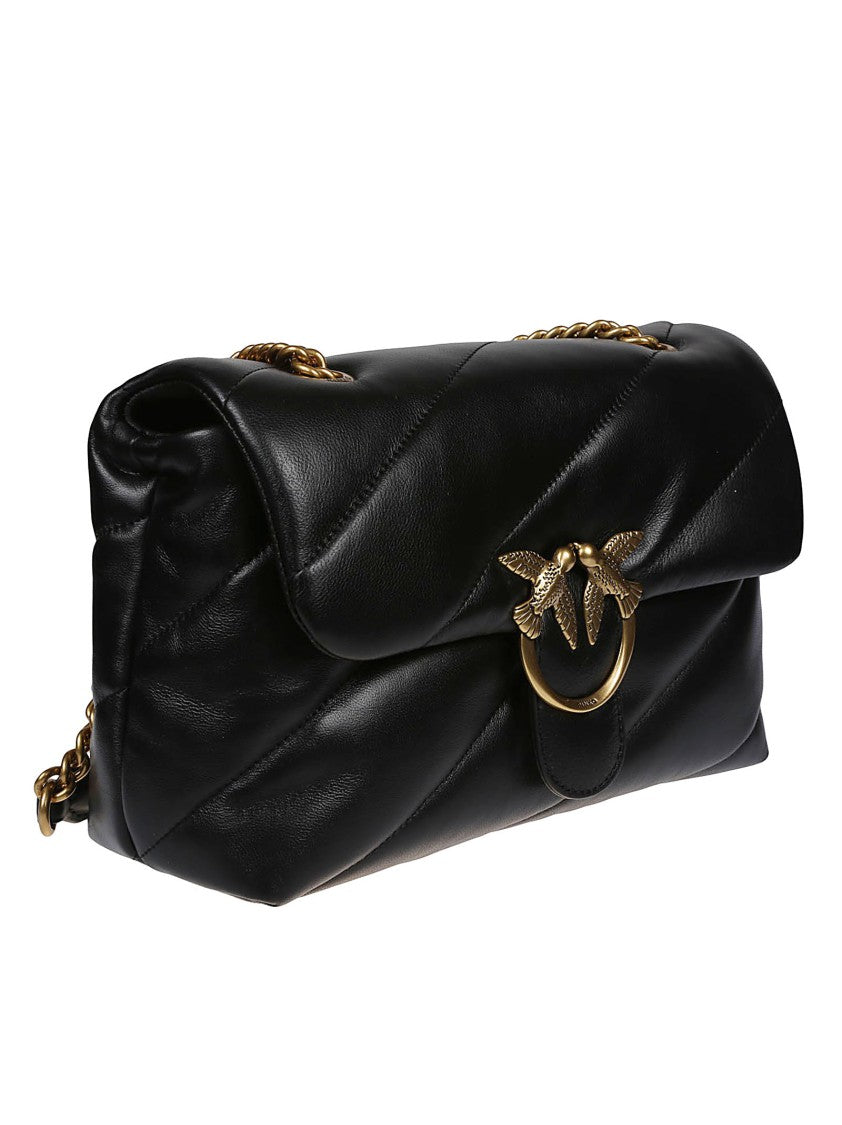 Pinko Love Classic Puff Sheepskin Shoulder Bag