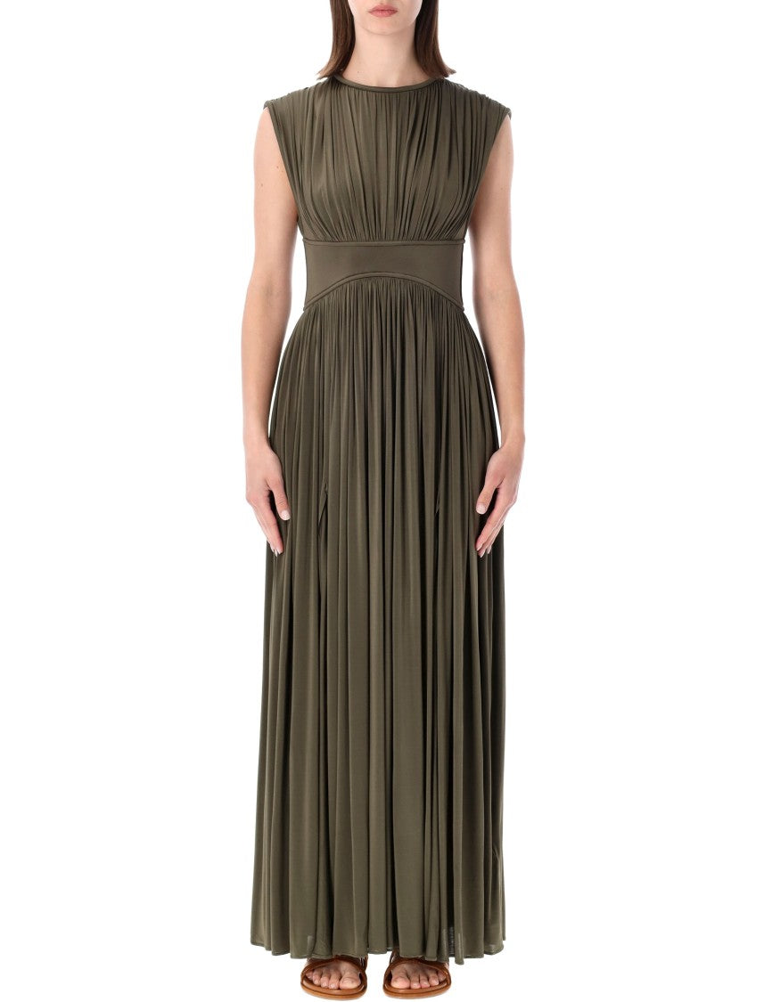 Zimmermann Luna Green Column Dress