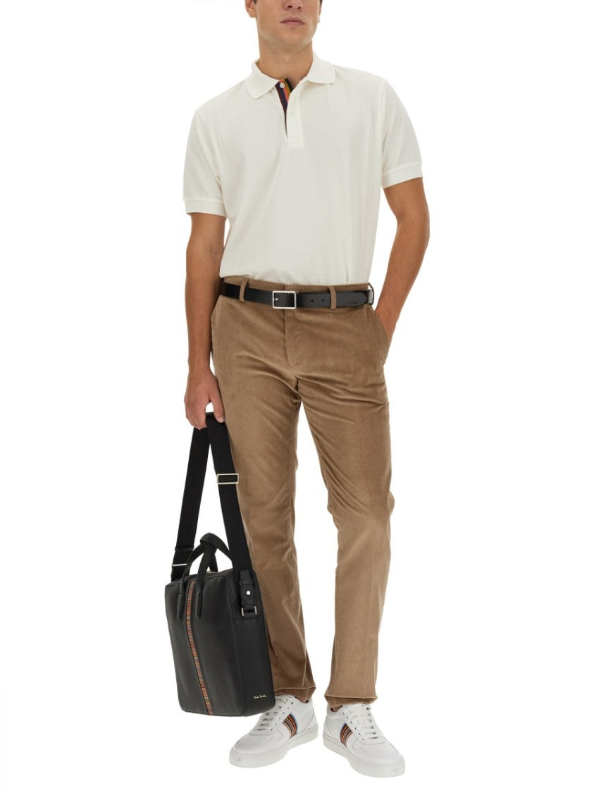 Paul Smith Premium Cotton Polo With Traditional Collar
