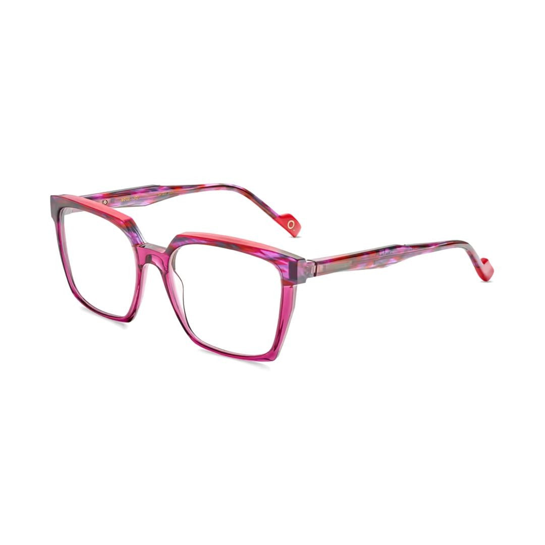 Etnia Barcelona Apfel Bold Oversized Square Eyeglasses With Marbled Temples